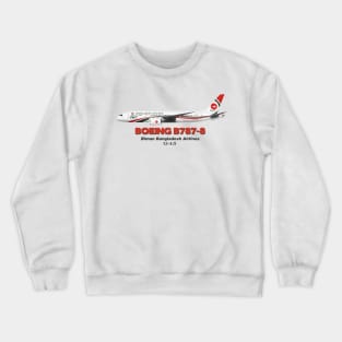 Boeing B787-8 - Biman Bangladesh Airlines Crewneck Sweatshirt